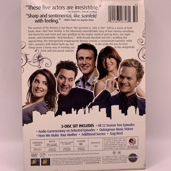 How I Met Your Mother: Season Two DVD 20th Century Fox NTSC - Picture 3 of 5